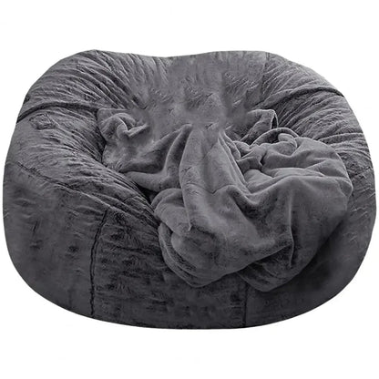 Oversized bean bag chair cover crafted from durable