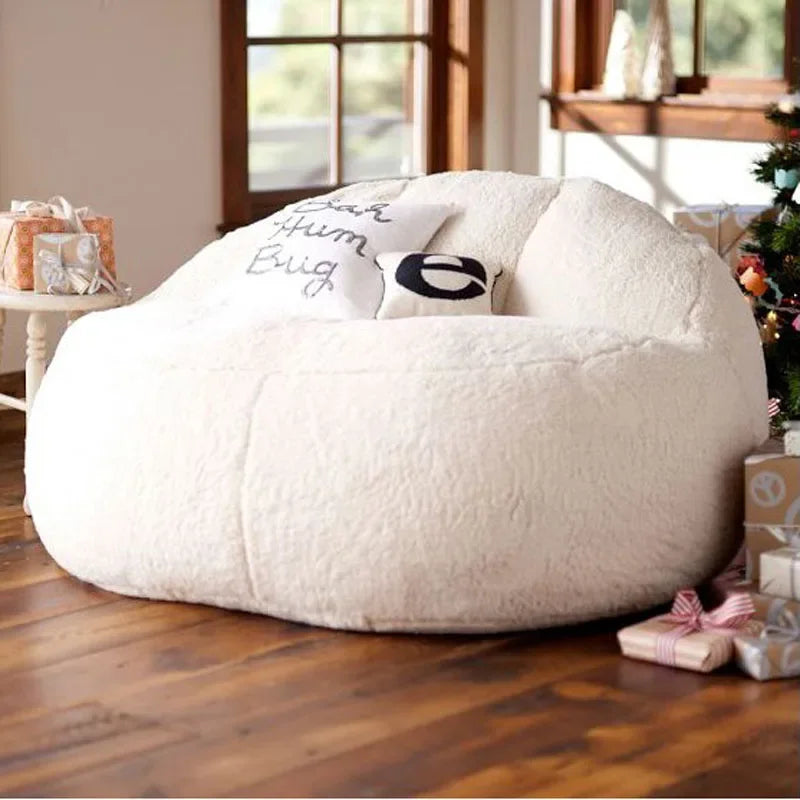 2025 New Bean Bag Sofa Bed Pouf No Filling Stuffed Giant Beanbag Ottoman Relax Lounge Chair Tatami Futon Floor Seat Furniture - https://mohammadcollection.com