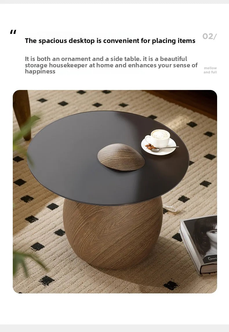 Wabi Sabi Style Imitation Stone Statue Luxury Coffee Table Retro Art Living Room Furniture Side Table Large Floor Decoration - 𝕄𝕮 𝕋𝕙𝕖 𝔹𝕝𝕒𝕔𝕜 𝔻𝕚𝕒𝕞𝕠𝕟𝕕