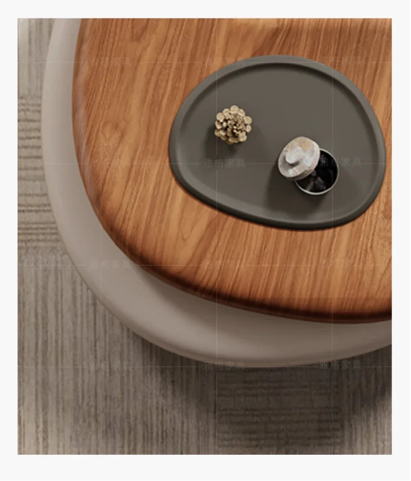 Modern rotating coffee table by MC THE BLACK DIAMOND featuring a minimalist Italian design, perfect for large apartments.