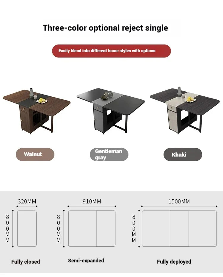 Folding wooden dining or study table for kids, black finish, by MC The Black Diamond, suitable for party, dining, or study room use.