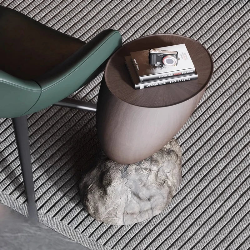 Modern Minimalist Style Ymitation Stone Shape Coffee Table Creative Living Room Furniture Sofa Side Table Designer Center Table - 𝕄𝕮 𝕋𝕙𝕖 𝔹𝕝𝕒𝕔𝕜 𝔻𝕚𝕒𝕞𝕠𝕟𝕕