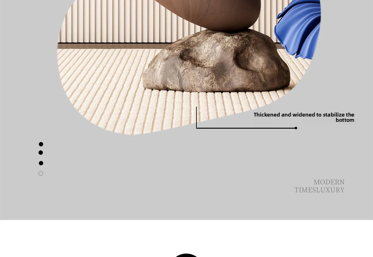 Modern Minimalist Style Ymitation Stone Shape Coffee Table Creative Living Room Furniture Sofa Side Table Designer Center Table - 𝕄𝕮 𝕋𝕙𝕖 𝔹𝕝𝕒𝕔𝕜 𝔻𝕚𝕒𝕞𝕠𝕟𝕕