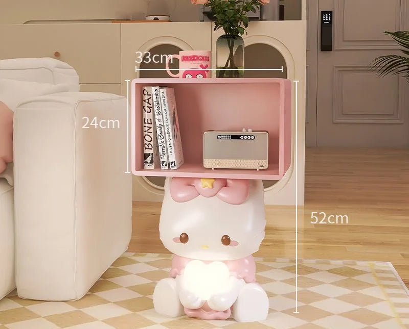 MC THE BLACK DIAMOND bedroom bedside table with modern design, perfect for girl room decoration and convenient nightstand use.