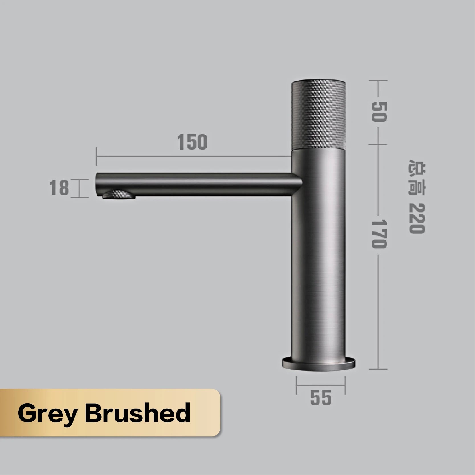 Brass black bathroom faucet round hand washing toilet table under high-end hotel hot and cold faucet - https://mohammadcollection.com