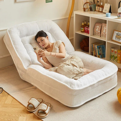 Lazy sofa reclining and sleeping single tatami bedroom small sofa folding sofa bed - https://mohammadcollection.com