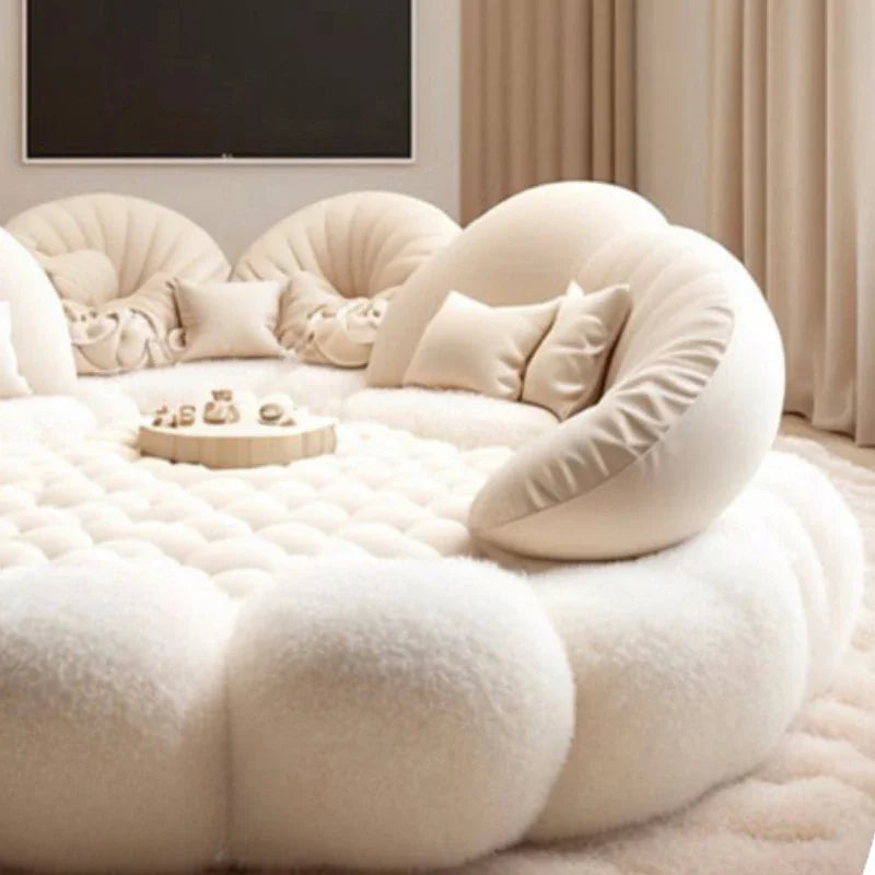 Round Aesthetics Soft Bed Frame European Full Master Bedroom Hotel Create Bed King Size Fashionable Modern Cama Casal Furniture - https://mohammadcollection.com