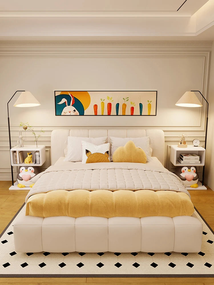 Cute penguin-themed bedside table by MC THE BLACK DIAMOND, children&