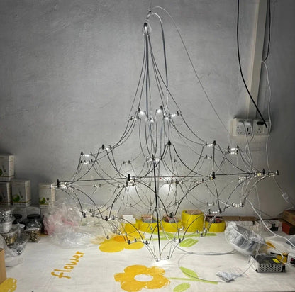 Modern Chrome Plating Luxury Crystal Chandelier Living Room Bedroom Lights Home Decorative Lights Dining Room Lighting Fixtures