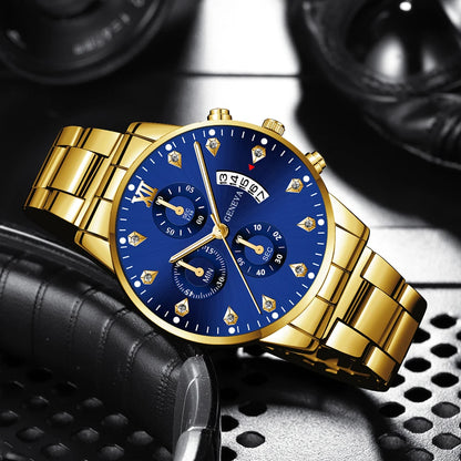 Couple alloy quartz watch men and women casual and fashionable watch clocks - https://mohammadcollection.com