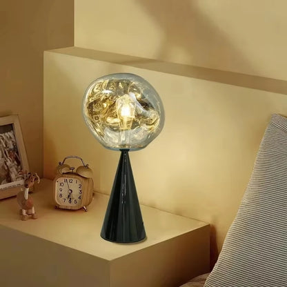 Lava Floor Lamp Black For Living Room Bedroom Post-Modern Corner Floor Lamps With Smoke Gray Shade Standing Lights Table Lamp - https://mohammadcollection.com