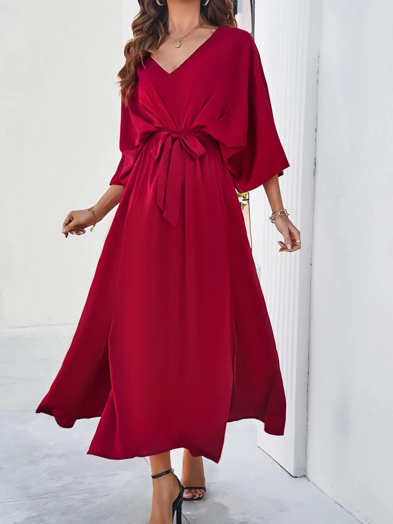 Elegant women's fashion dress by Mohammad Collection, showcasing a stylish and sophisticated female clothing design.
