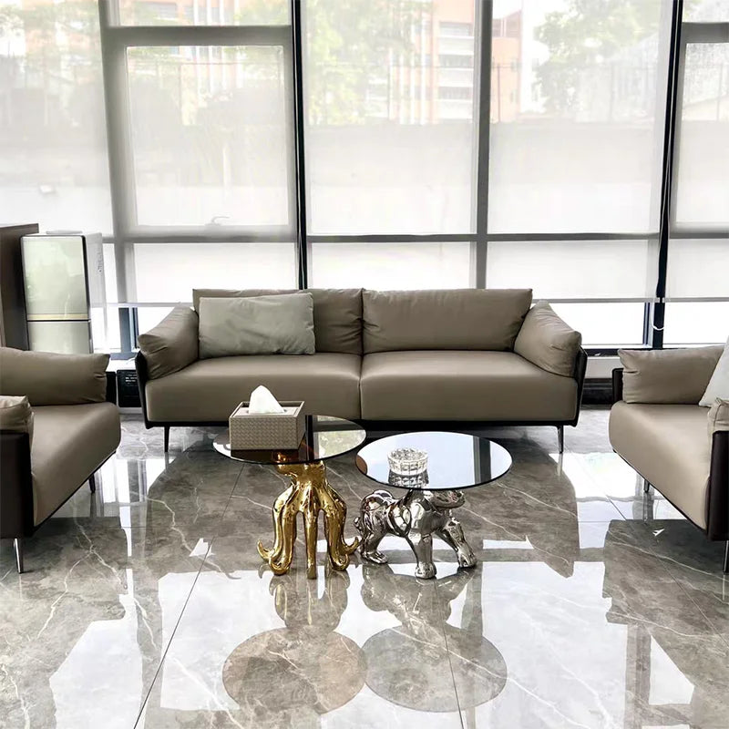 Creative Coffee Table Octopus Gorilla Glass Table Design Light Luxury Living Room Sofa Side Table Tea Table Home Decor Furniture - https://mohammadcollection.com
