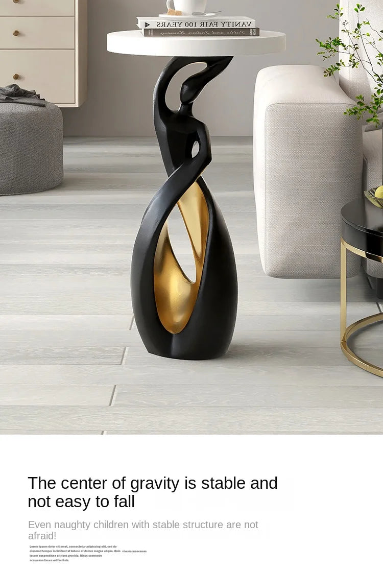 Modern Abstract Art Ornaments, Furniture, Light Luxury Living Room Coffee Table, Sofas Side Table, Corner Table, Bedside Table - 𝕄𝕮 𝕋𝕙𝕖 𝔹𝕝𝕒𝕔𝕜 𝔻𝕚𝕒𝕞𝕠𝕟𝕕