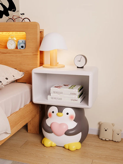 Cute penguin bedside table by MC THE BLACK DIAMOND, children&