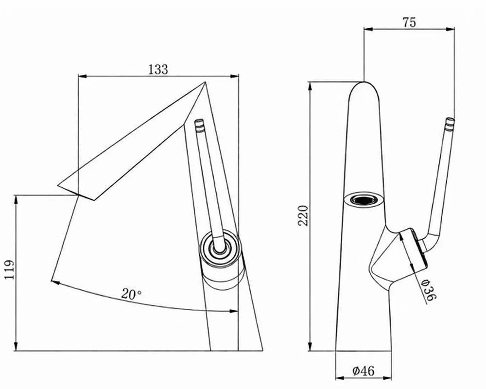 MC Solid Brass Basin Faucet