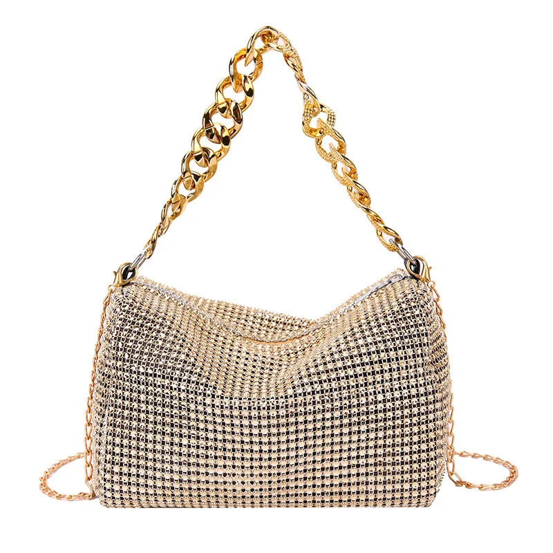 Bright diamond-patterned MC THE BLACK DIAMOND handbag featuring a sleek hand bag design with stylish details.