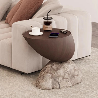 Modern Minimalist Style Ymitation Stone Shape Coffee Table Creative Living Room Furniture Sofa Side Table Designer Center Table - 𝕄𝕮 𝕋𝕙𝕖 𝔹𝕝𝕒𝕔𝕜 𝔻𝕚𝕒𝕞𝕠𝕟𝕕