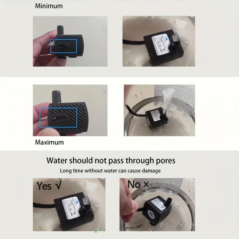 USB electric pet water fountain with filter, 1L capacity, automatic cat drink bowl, black MC THE BLACK DIAMOND pet feeder