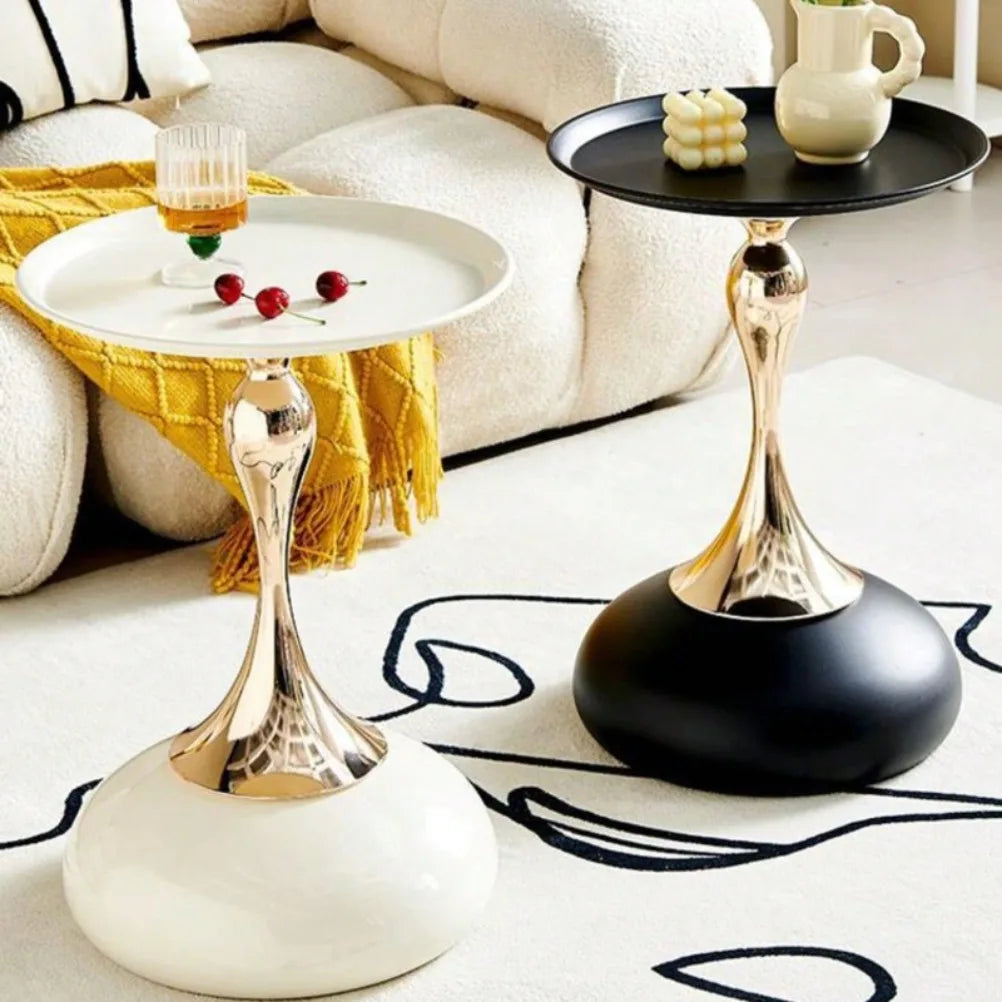 Nordic Sofa Side Table High-end Corner Tables Living Room Mini Table Balcony Coffee Tables Storage Rack Iron Bedside Table - https://mohammadcollection.com