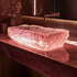 Resin dream crystal stone wash basin custom sales office model room bathroom single basin art table basin - https://mohammadcollection.com