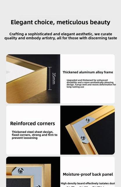 Light Luxury Wall Art Nine Fish Picture Entrance Wall Decor Aesthetic High End Living Room Corridor Luminous LED Light Painting - 𝕄𝕮 𝕋𝕙𝕖 𝔹𝕝𝕒𝕔𝕜 𝔻𝕚𝕒𝕞𝕠𝕟𝕕
