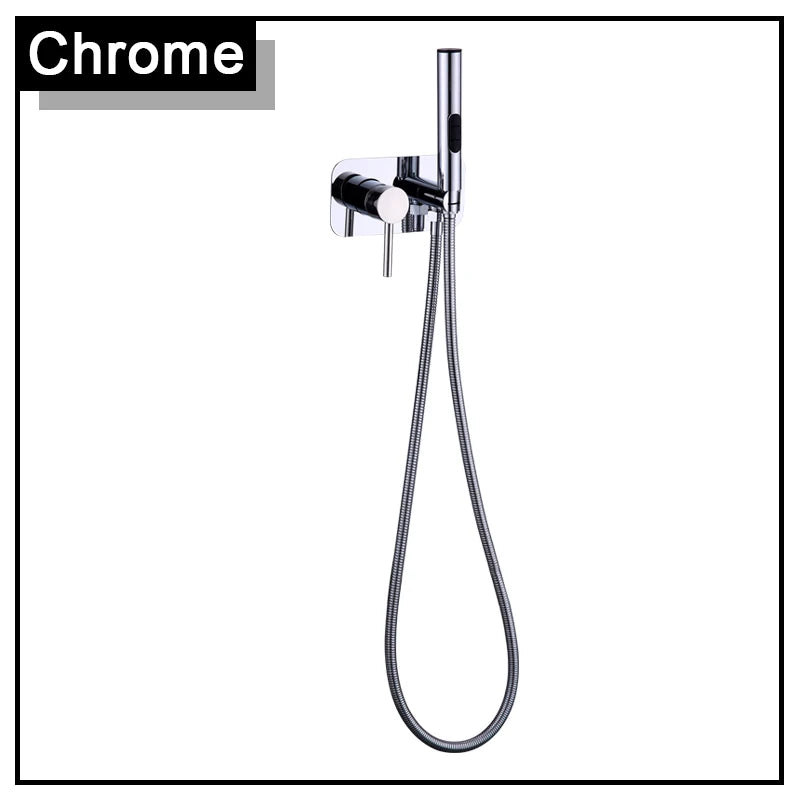 Wall Mounted Bidet Sprayer Faucet