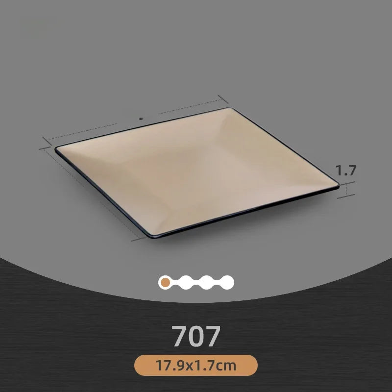 Rectangular melamine Japanese-style dinner plate by 𝕄𝕔 𝕋𝕙𝕖 𝔹𝕝𝕒𝕔𝕜 𝔻𝕚𝕒𝕞𝕠�