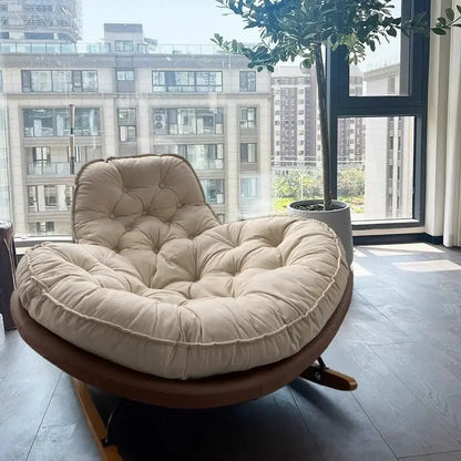 Home Balcony Casual Rocking Chair Lounge Comfortable Sofa Iving Room Bedroom Nordic Luxury Furniture Chaise Lounge Accessories - https://mohammadcollection.com
