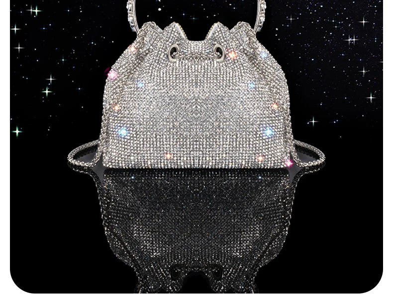 Luxury Diamond Silver evening handbag by 𝕄𝕔 𝕋𝕙𝕖 𝔹𝕝𝕒𝕔𝕜 𝔻𝕚𝕒𝕞𝕠𝕟�