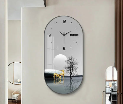 Nordic luxury Wall Clock Living Room Household Fashion Restaurant Decorative Painting Creative Wall Hanging Silent Clock - https://mohammadcollection.com