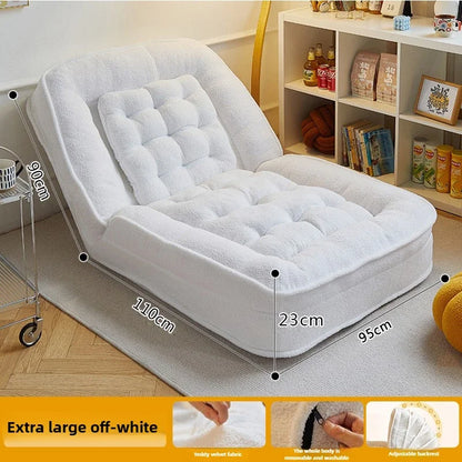 Lazy sofa reclining and sleeping single tatami bedroom small sofa folding sofa bed - https://mohammadcollection.com