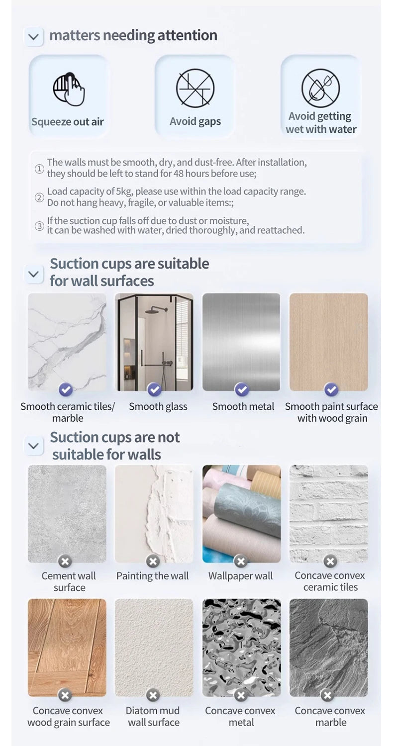 Wall-mounted bathroom storage rack with suction cups and toilet brush from 𝕄𝕔 𝕋𝕙𝕖 𝔹𝕝𝕒𝕔𝕜 𝔻𝕚𝕒𝕞�