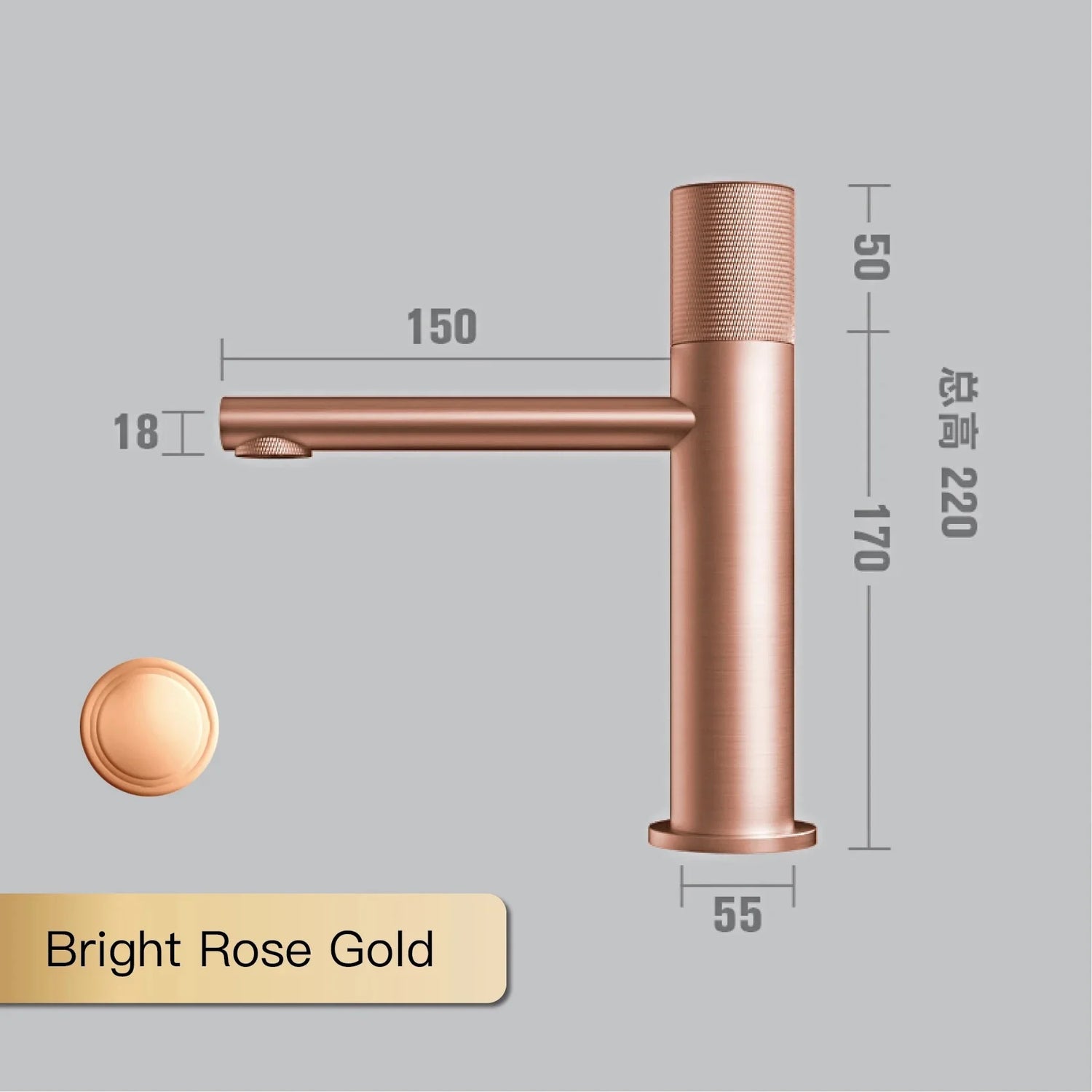 Brass black bathroom faucet round hand washing toilet table under high-end hotel hot and cold faucet - https://mohammadcollection.com