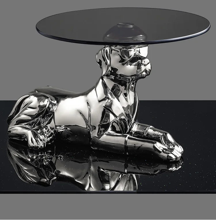 Creative Coffee Table Octopus Gorilla Glass Table Design Light Luxury Living Room Sofa Side Table Tea Table Home Decor Furniture - https://mohammadcollection.com