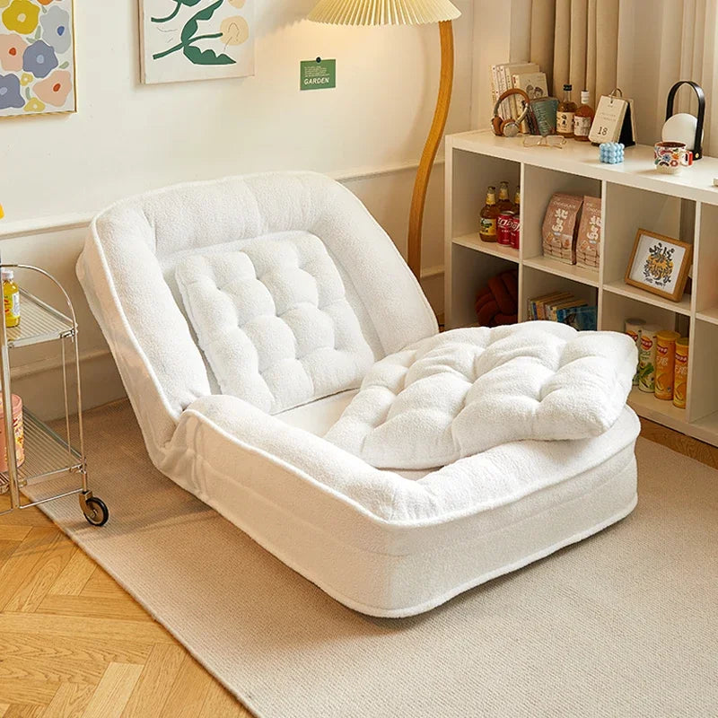 Lazy sofa reclining and sleeping single tatami bedroom small sofa folding sofa bed - https://mohammadcollection.com