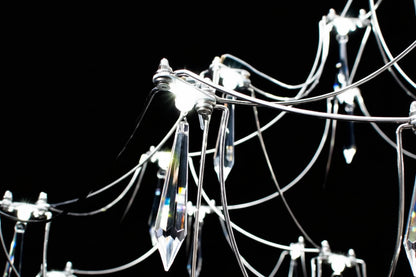Deluxe Crystal Lamp Deluxe Star Lamp Firefly Pendant Lamp Modern Led Living Room Lamp Room Villa Designer Creative Lighting - https://mohammadcollection.com