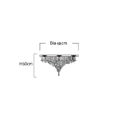 Modern Stone Crystal LED Chandelier Large Staircase Luxury Ceiling Pendant Light Home Decor Cristal Glass Suspension Lamps - https://mohammadcollection.com