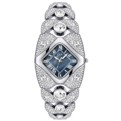 2025 New Women Watch Light Luxury Brand Diamond Inlaid Bracelet Watches Waterproof Ladies Fashion Quartz Clock Wristwatch Gift - https://mohammadcollection.com