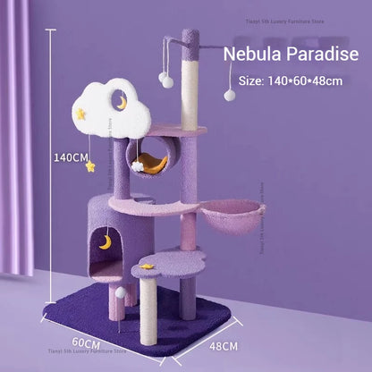 Designers Denmark Cat Climbing Frame Nordic Luxury Space Capsule Cat Tree Scratching Post Cat Castle Pet Products Árbol Gato FYC