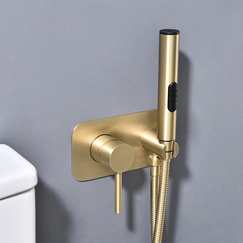 Wall Mounted Bidet Sprayer Faucet