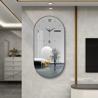 Nordic luxury Wall Clock Living Room Household Fashion Restaurant Decorative Painting Creative Wall Hanging Silent Clock - https://mohammadcollection.com