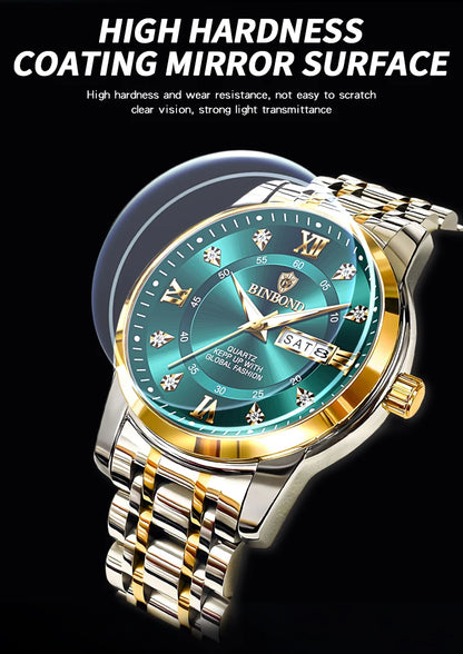 2025 Top Brand Luxury Fashion Diver Watch Men 30ATM Waterproof Date Clock Sport Watches Mens Quartz Wristwatch Relogio Masculino - https://mohammadcollection.com
