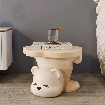 Cute bear can sit at the door of the shoe changing stool Cartoon household shoe cabinet Entry porch Wear shoe stool decorations - https://mohammadcollection.com