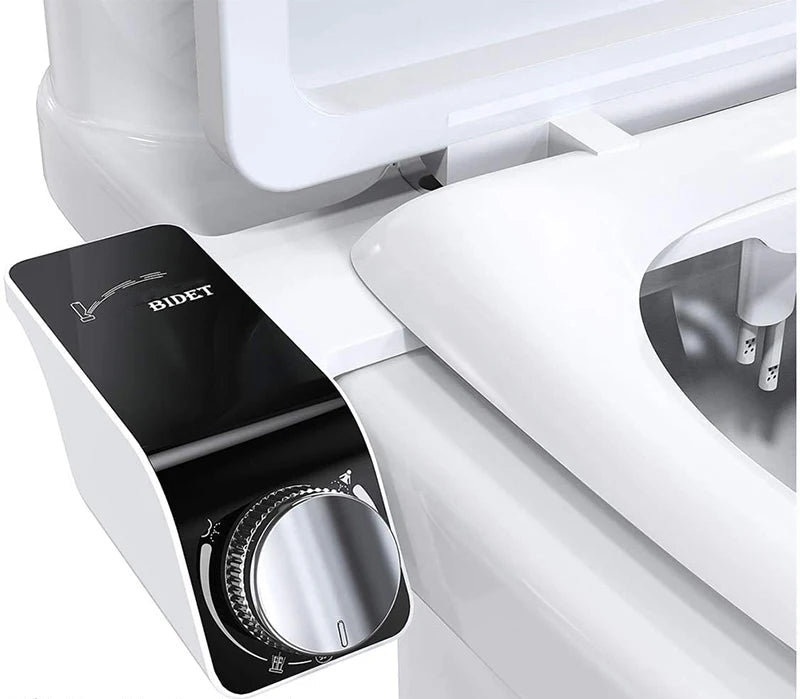 Bidet Toilet Seat Attachment Non-Electric Self-Cleaning Dual Nozzles Wash Hot Cold Mixer Water Lady Bathroom Accessories Sprayer - https://mohammadcollection.com