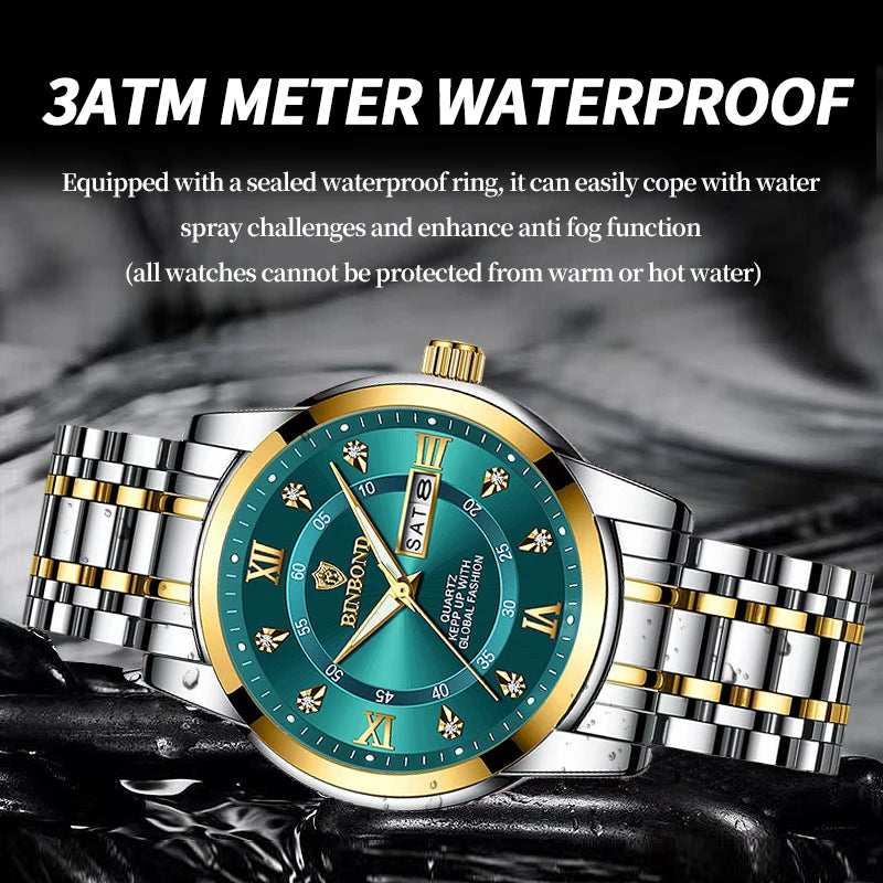 2025 Top Brand Luxury Fashion Diver Watch Men 30ATM Waterproof Date Clock Sport Watches Mens Quartz Wristwatch Relogio Masculino - https://mohammadcollection.com