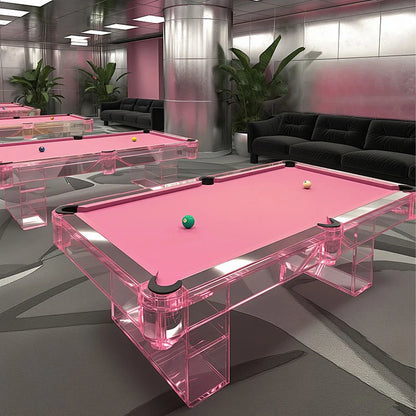 Light Luxury Home Acrylic Pink Billiard Table Designer Billiard Table Entertainment Billiard Table