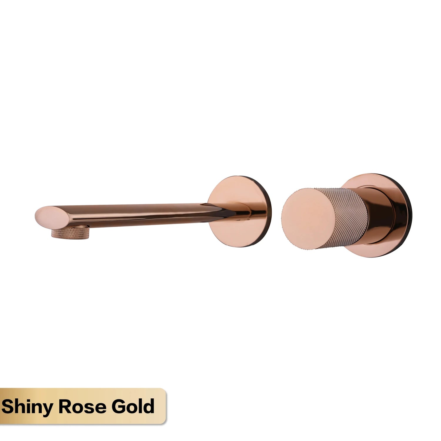 Luxruy Rose Gold Brass Wall-Embedded Bathroom Faucet.2hole Single Handle Adjustable water pressure and Hot&amp;Cold Water Hidden Tap