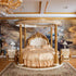 European Luxury Round Bed Design Wedding Lounge Aesthetics Romantic Comfortable Bed Castle King Size Muebles Home Furniture - https://mohammadcollection.com