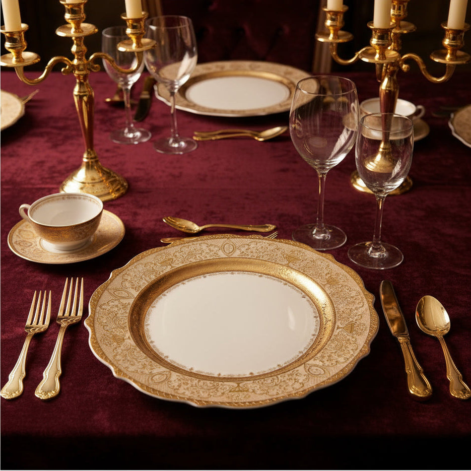 Set of black ceramic dinnerware plates from 𝕄𝕔 𝕋𝕙𝕖 𝔹𝕝𝕒𝕔𝕜 𝔻𝕚𝕒𝕞𝕠𝕟